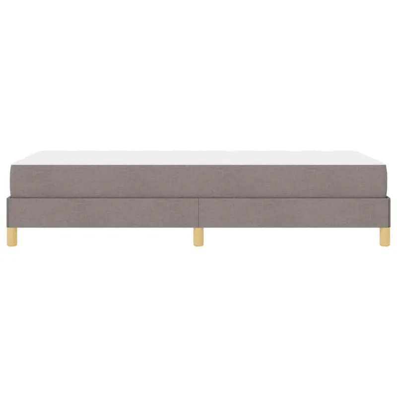 Kiemas lova su čiužiniu Taupe 90 x 190 cm audinys