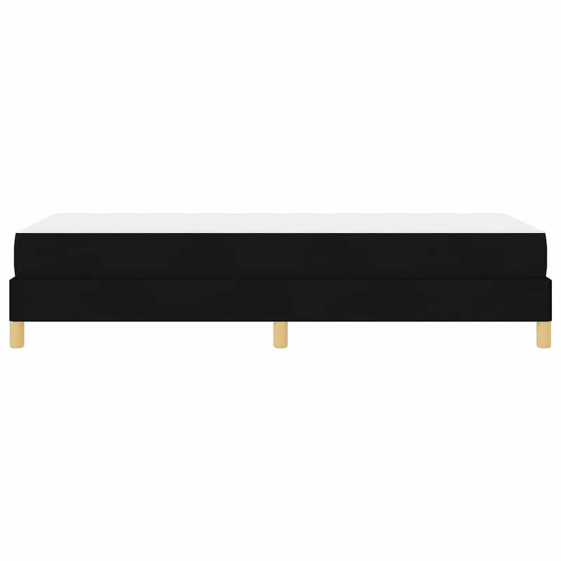 Kiemas lova su čiužiniu Juoda 90 x 200 cm audinys