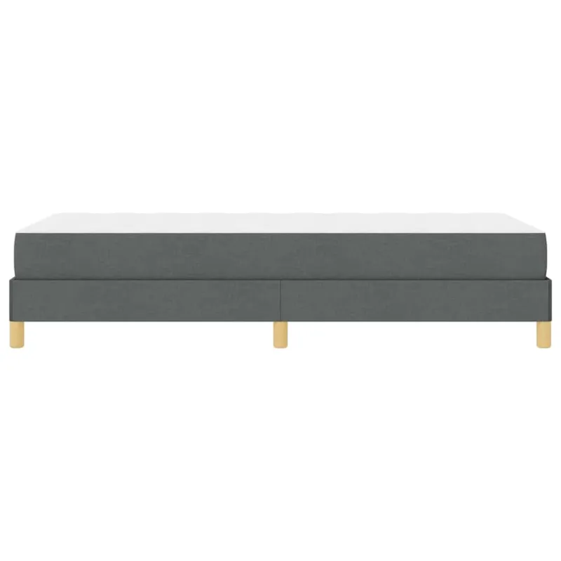 Kiemas lova su čiužiniu Tamsiai pilka 100 x 200 cm audinys