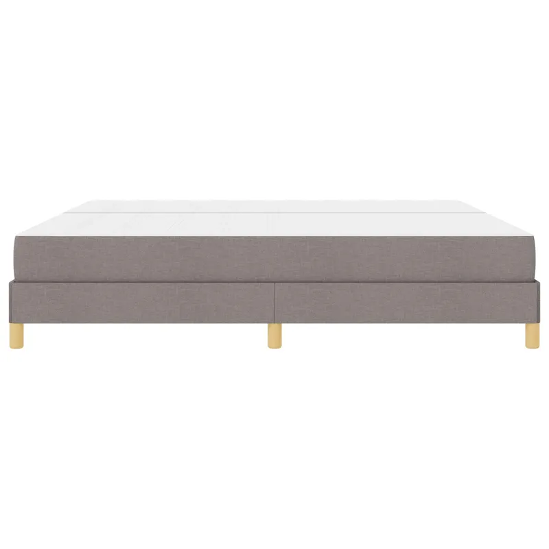 Kiemas lova su čiužiniu Taupe 200 x 200 cm audinys
