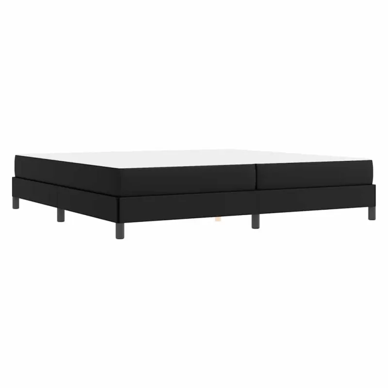 Lovos rėmas su čiužiniu Juoda 200 x 200 cm audinys
