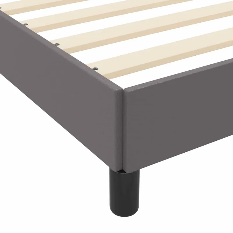Lovos rėmas su čiužiniu Pilka 200 x 200 cm audinys
