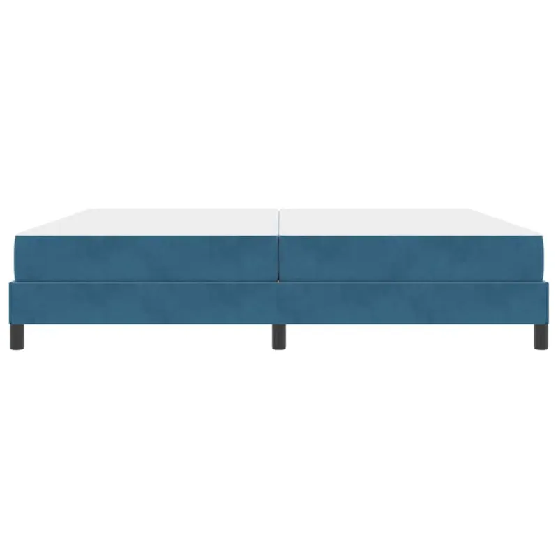 Kiemas lova su čiužiniu Tamsiai mėlyna 200 x 200 cm audinys