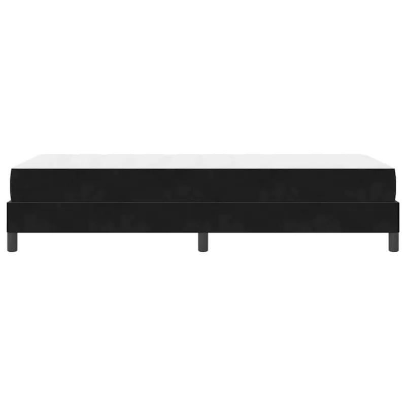Kiemas lova su čiužiniu Juoda 100 x 210 cm audinys