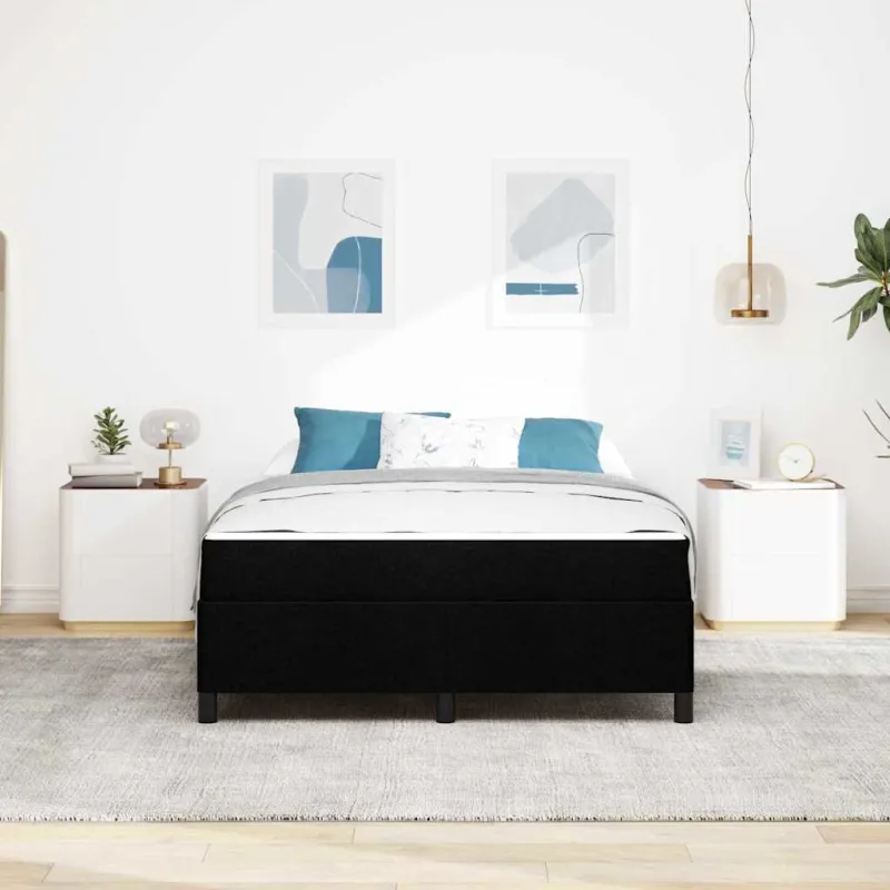 Kiemas lova Juoda 140 x 200 cm audinys