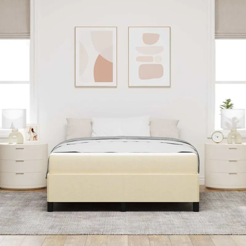 Kiemas lova Kreminė 140 x 200 cm audinys