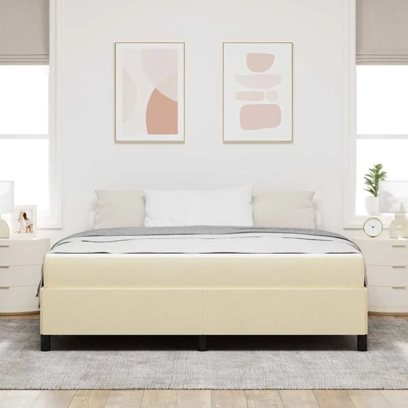 Kiemas lova Kreminė 180 x 200 cm audinys