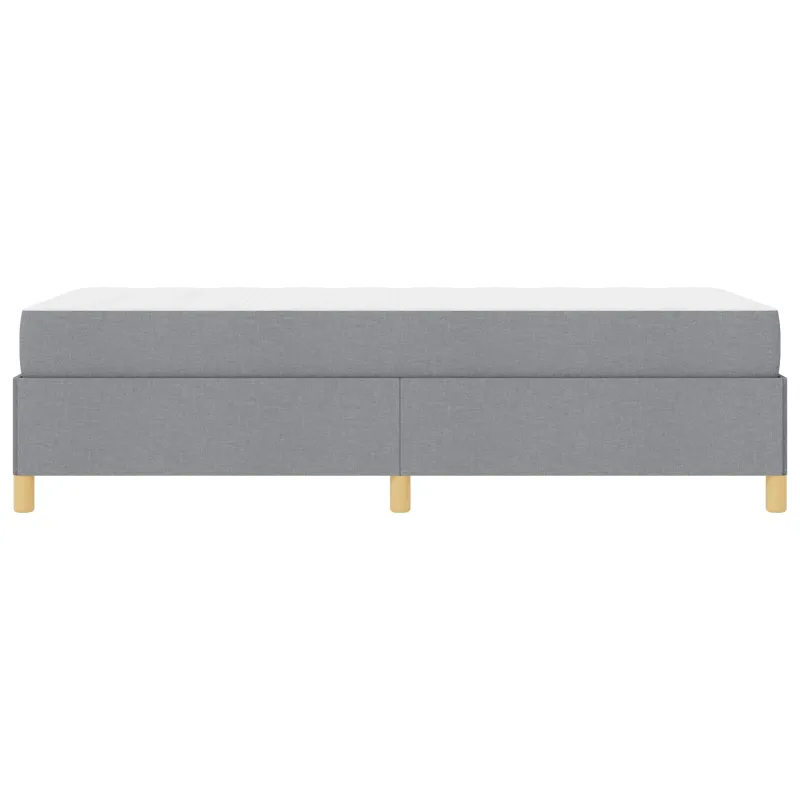 Lovos rėmas su čiužiniu Šviesiai pilka 80 x 200 cm audinys
