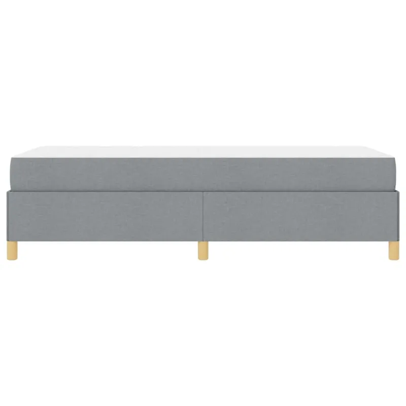 Lovos rėmas su čiužiniu Šviesiai pilka 90 x 200 cm audinys