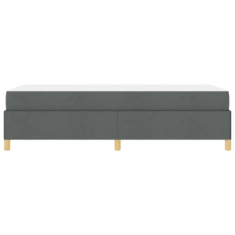 Lovos rėmas su čiužiniu Tamsiai pilka 90 x 200 cm audinys