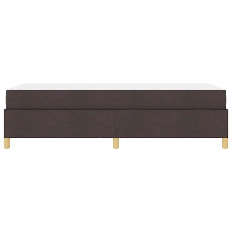 Lovos rėmas su čiužiniu Tamsiai rudas 90 x 200 cm audinys