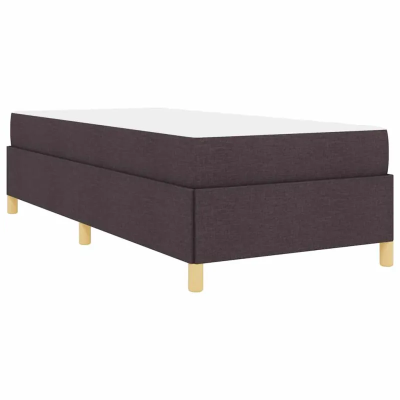 Lovos rėmas su čiužiniu Tamsiai rudas 90 x 200 cm audinys