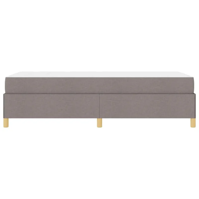 Lovos rėmas su čiužiniu Taupe 100 x 200 cm audinys