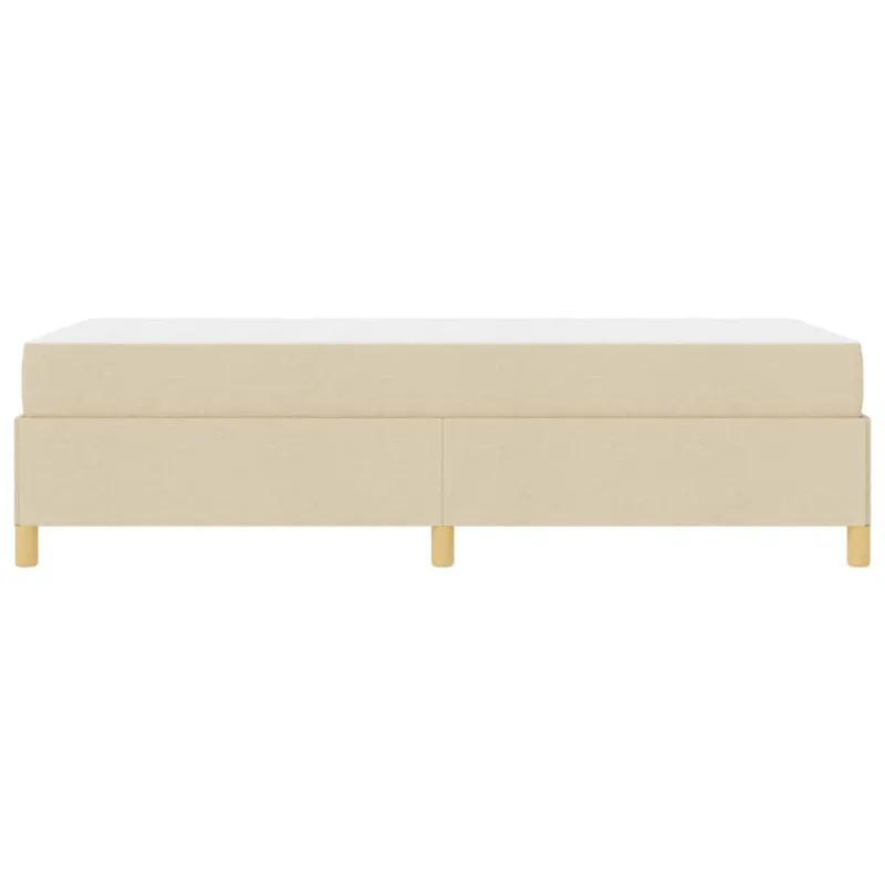 Lovos rėmas su čiužiniu Kreminė 100 x 200 cm audinys