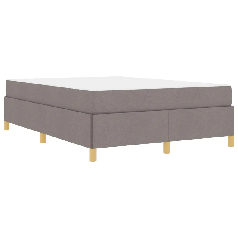 Lovos rėmas su čiužiniu Taupe 140 x 190 cm audinys