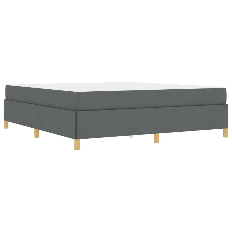 Lovos rėmas su čiužiniu Tamsiai pilka 180 x 200 cm audinys