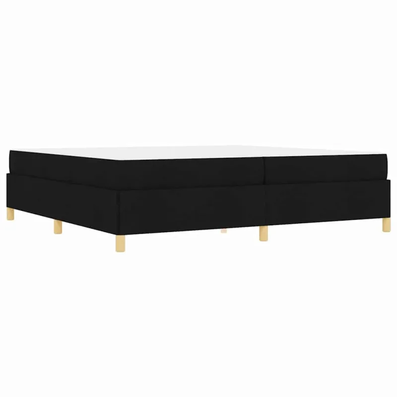 Lovos rėmas su čiužiniu Juoda 200 x 200 cm audinys