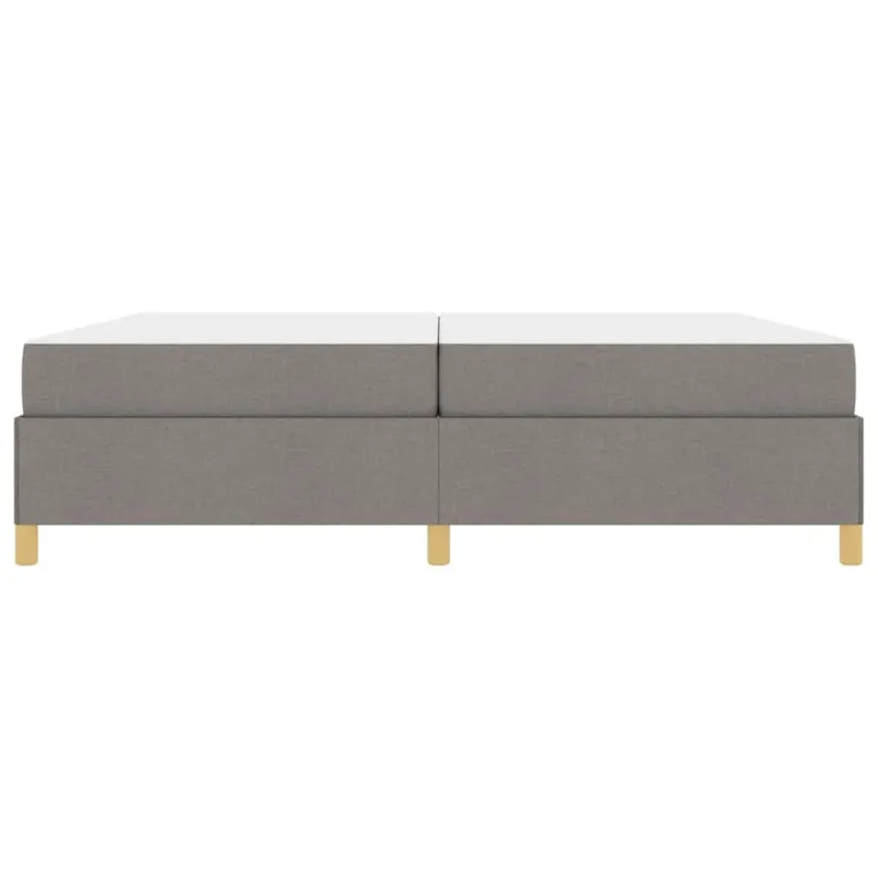 Lovos rėmas su čiužiniu Taupe 200 x 200 cm audinys