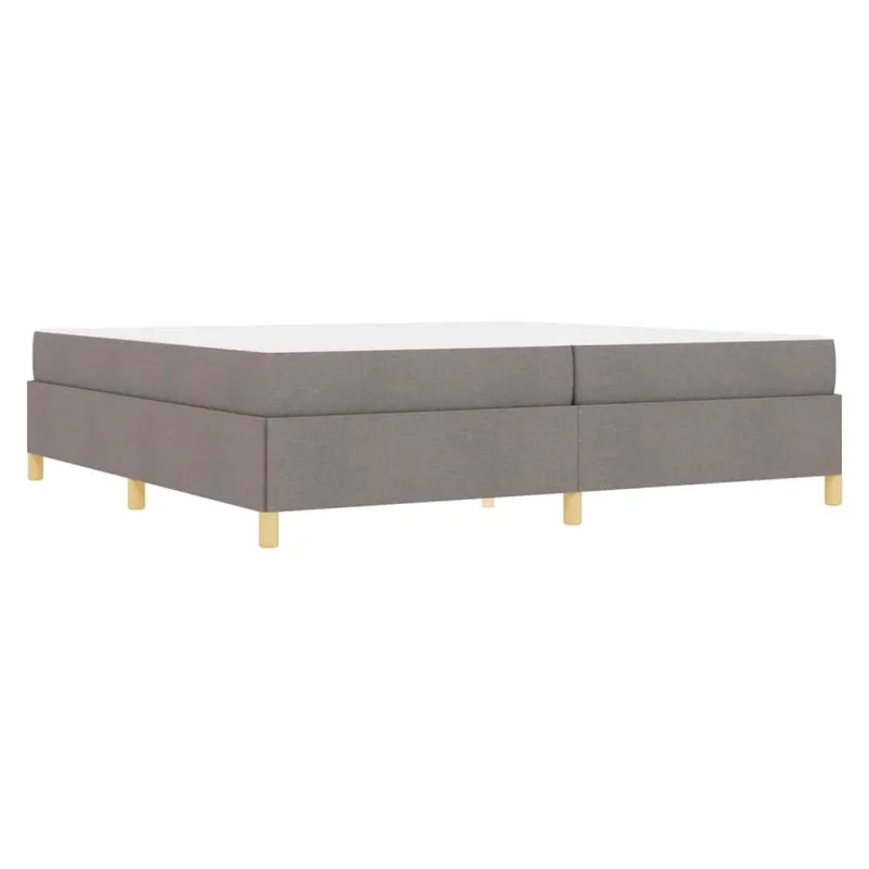 Lovos rėmas su čiužiniu Taupe 200 x 200 cm audinys