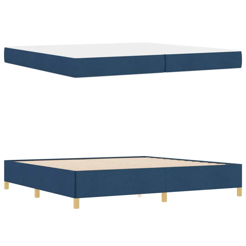Lovos rėmas su čiužiniu Mėlyna 200 x 200 cm audinys