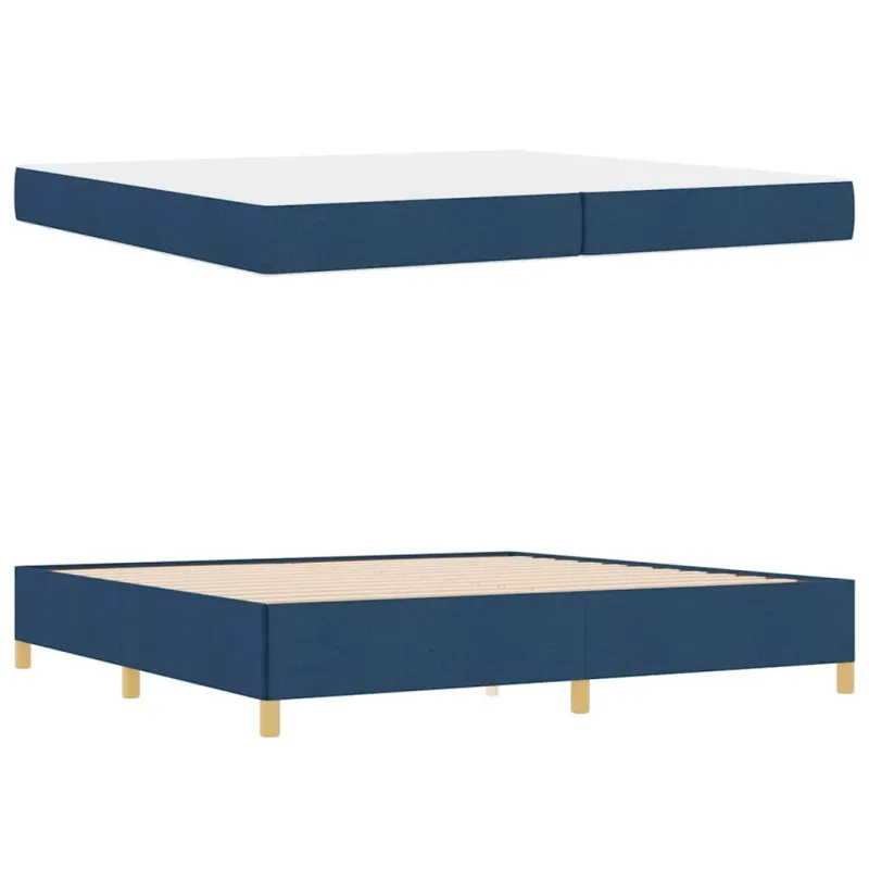 Lovos rėmas su čiužiniu Mėlyna 200 x 200 cm audinys