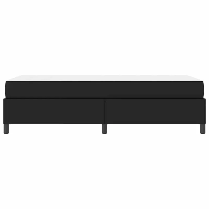Lovos rėmas su čiužiniu Juoda 100 x 200 cm audinys