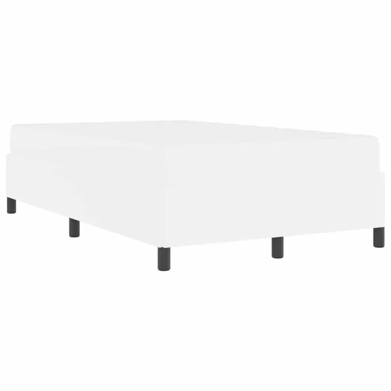 Lovos rėmas su čiužiniu Balta 120 x 200 cm audinys