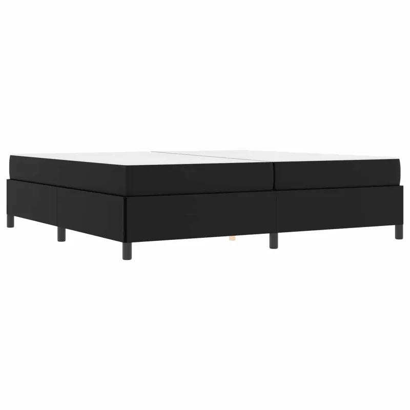 Lovos rėmas su čiužiniu Juoda 200 x 200 cm audinys