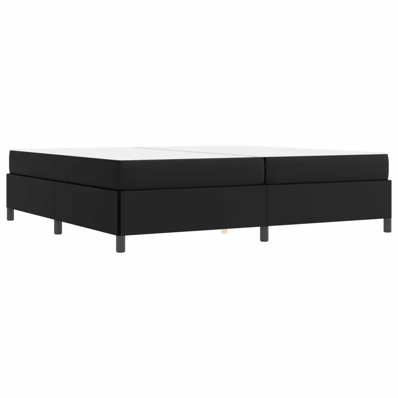 Lovos rėmas su čiužiniu Juoda 200 x 200 cm audinys