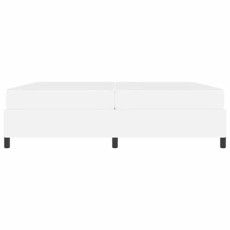 Lovos rėmas su čiužiniu Balta 200 x 200 cm audinys