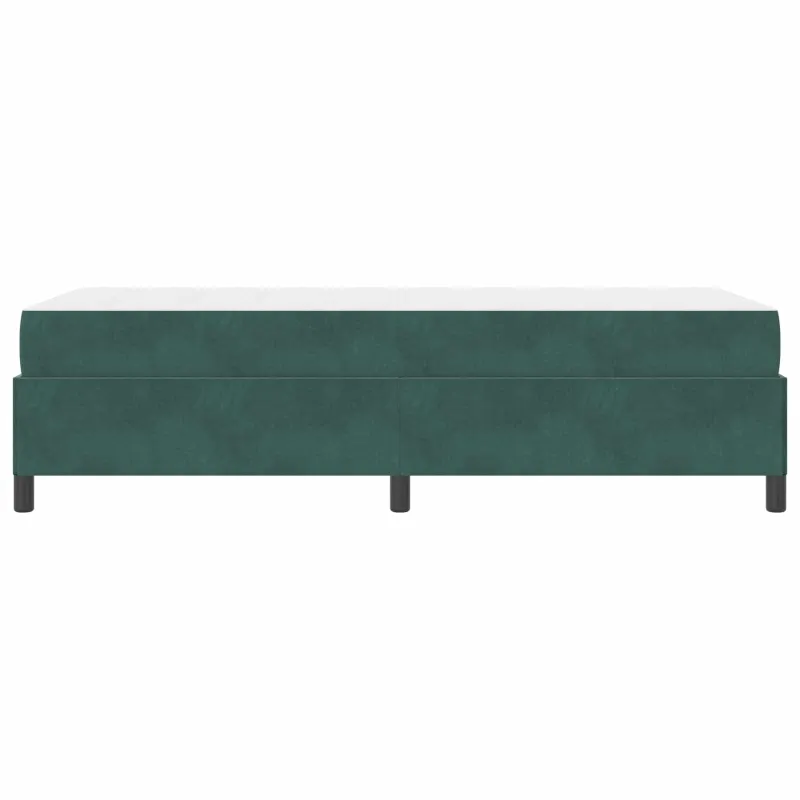 Lovos rėmas su čiužiniu Tamsiai žalia 90 x 200 cm audinys