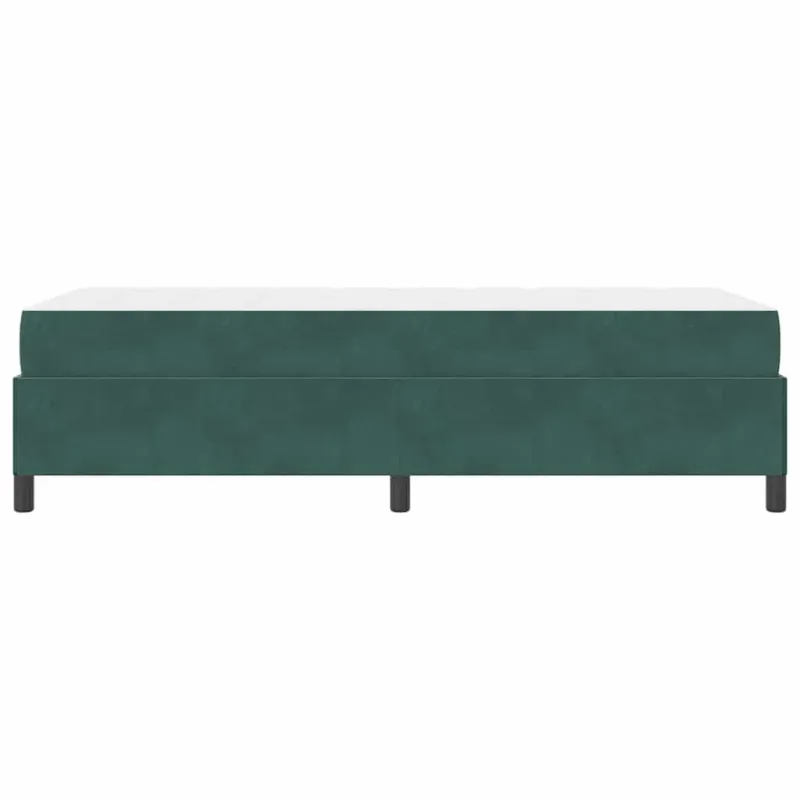 Lovos rėmas su čiužiniu Tamsiai žalia 100 x 200 cm audinys