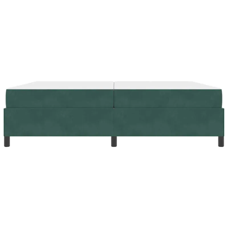 Lovos rėmas su čiužiniu Tamsiai žalia 200 x 200 cm audinys