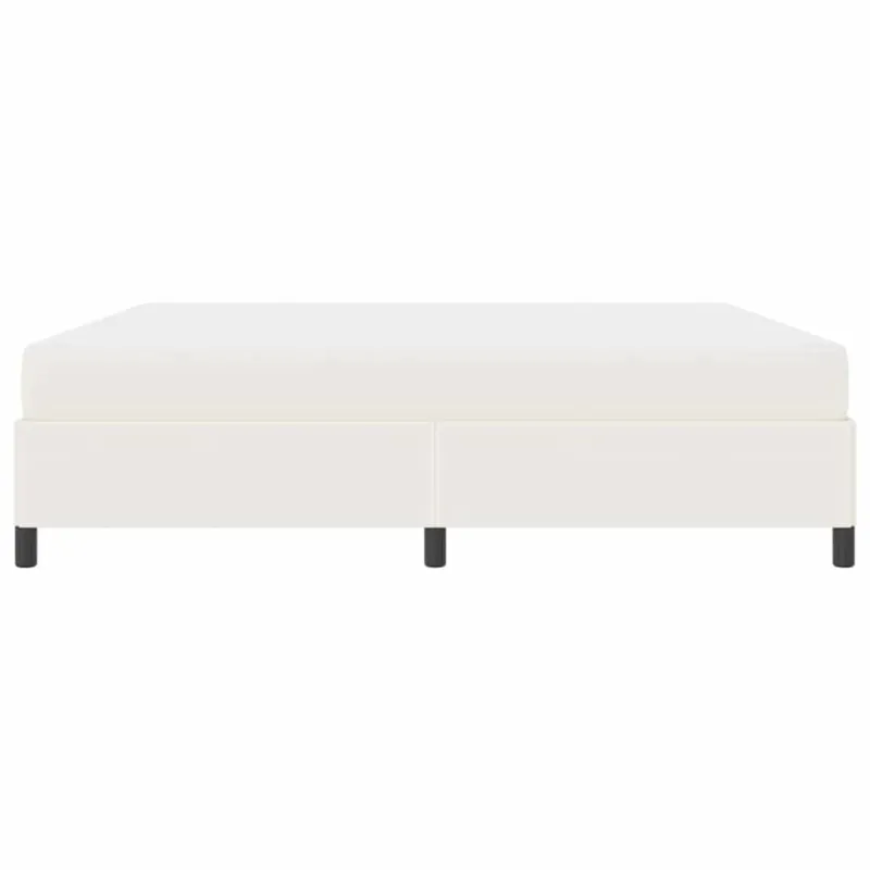 Lovos rėmas su čiužiniu Kreminė 200 x 200 cm audinys