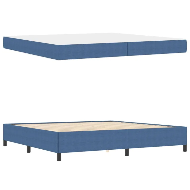 Lovos rėmas su čiužiniu Mėlyna 200 x 200 cm audinys