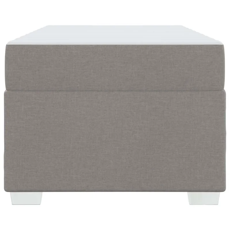 Lovos rėmas su čiužiniu Taupe 80 x 200 cm audinys