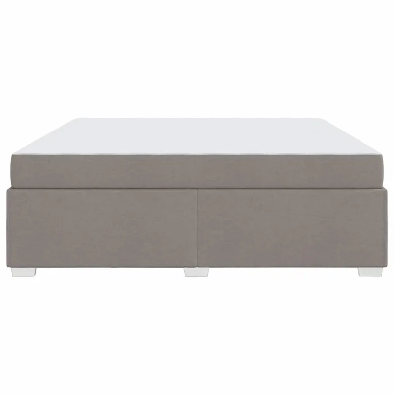 Lovos rėmas su čiužiniu Taupe 200 x 200 cm audinys