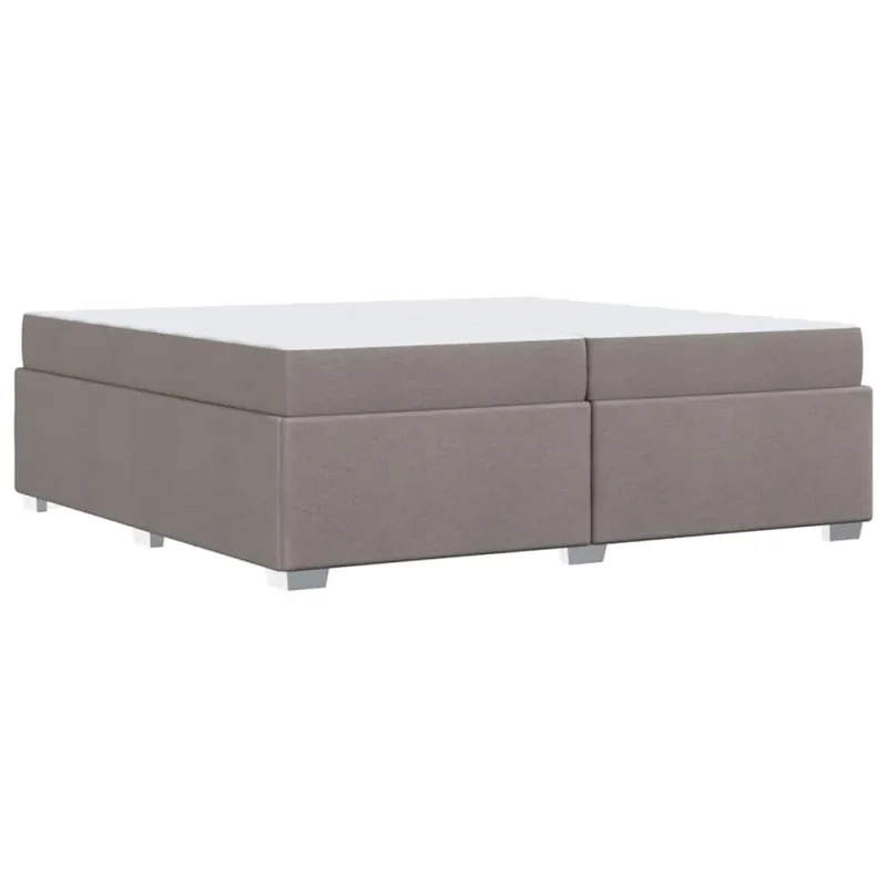Lovos rėmas su čiužiniu Taupe 200 x 200 cm audinys