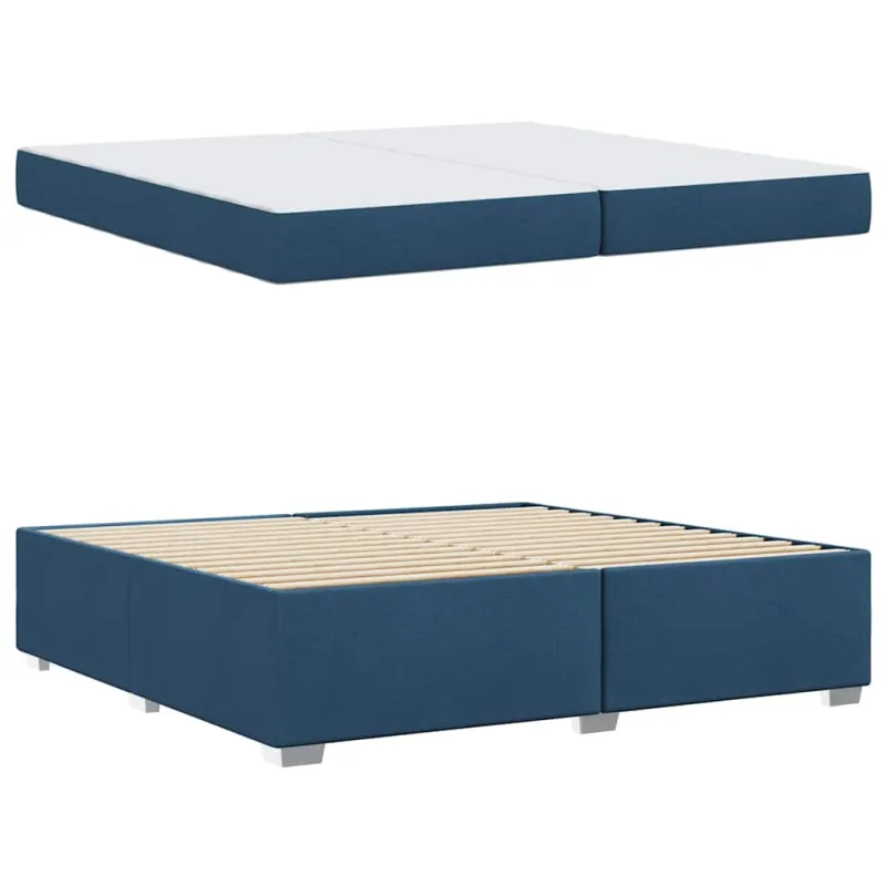 Lovos rėmas su čiužiniu Mėlyna 200 x 200 cm audinys