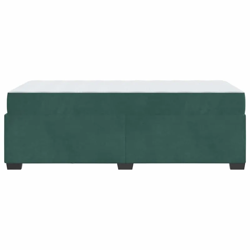 Lovos rėmas su čiužiniu Tamsiai žalia 80 x 200 cm audinys