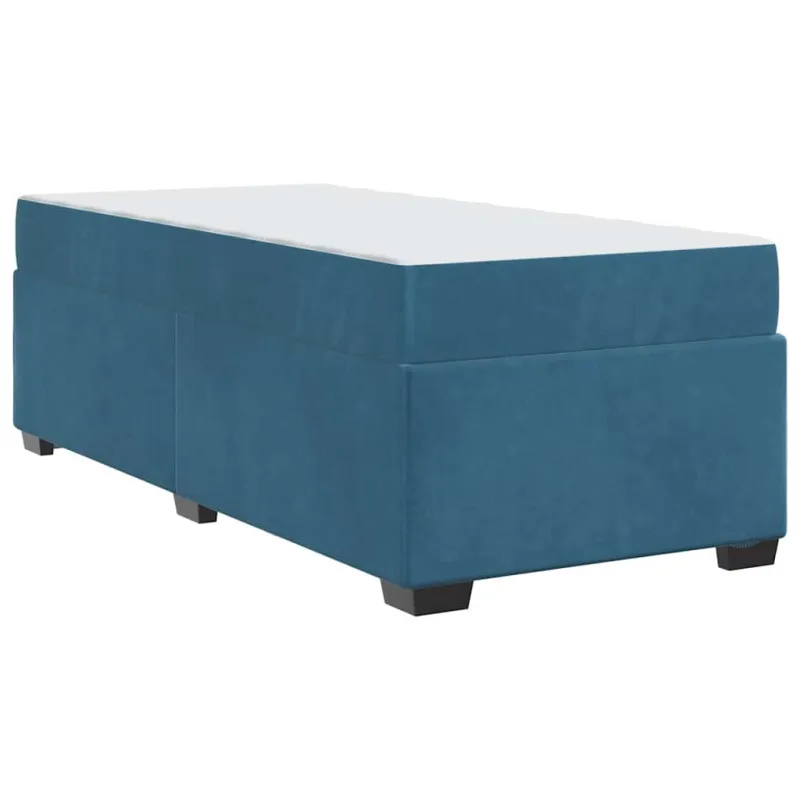Lovos rėmas su čiužiniu Tamsiai mėlyna 90 x 200 cm audinys