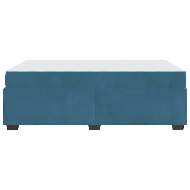 Lovos rėmas su čiužiniu Tamsiai mėlyna 120 x 190 cm audinys