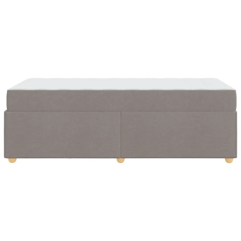 Lovos rėmas su čiužiniu Taupe 100 x 200 cm audinys