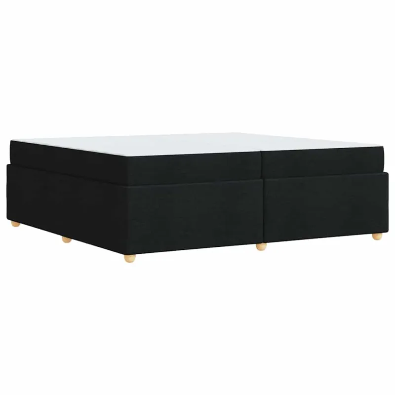 Lovos rėmas su čiužiniu Juoda 200 x 200 cm audinys