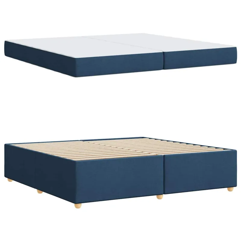 Lovos rėmas su čiužiniu Mėlyna 200 x 200 cm audinys