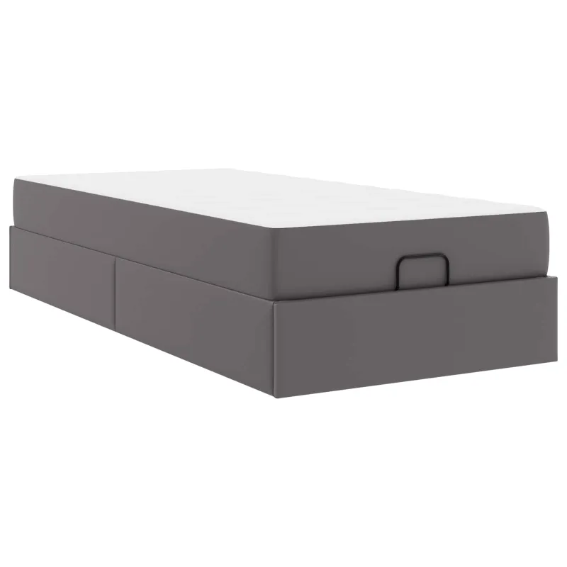 Lovos rėmas su čiužiniu Kita 2 pcs Pilka PVC