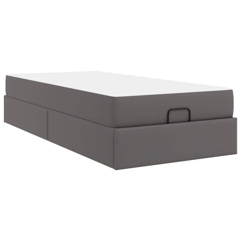 Lovos rėmas su čiužiniu Kita 2 pcs Pilka PVC