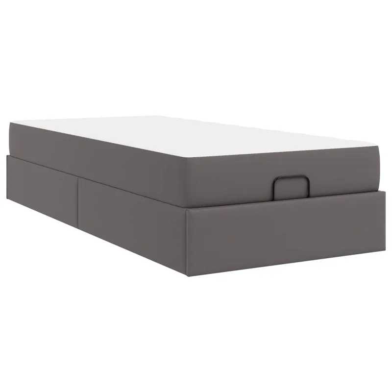 Lovos rėmas su čiužiniu Kita 2 pcs Pilka PVC
