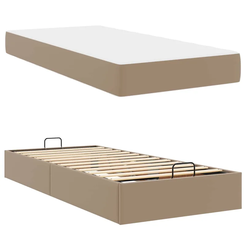 Lovos rėmas su čiužiniu Kita 2 pcs Gelsvai ruda PVC
