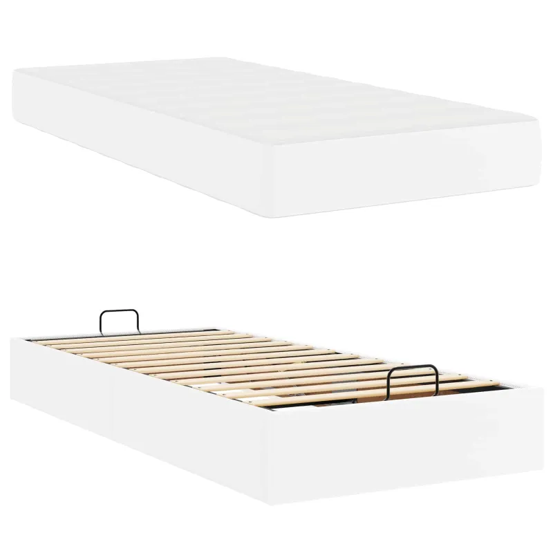 Lovos rėmas su čiužiniu Kita 2 pcs Balta PVC